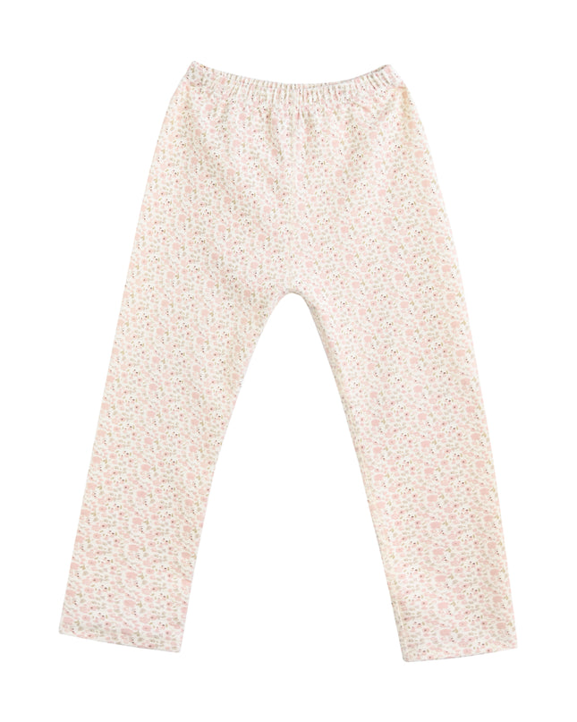 kids atelier banblu Cream Floral Cotton Pajama Set