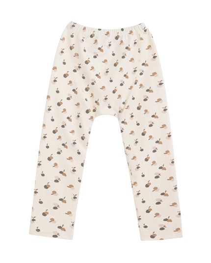 kids atelier banblu Cream Acorn Sleepwear Set