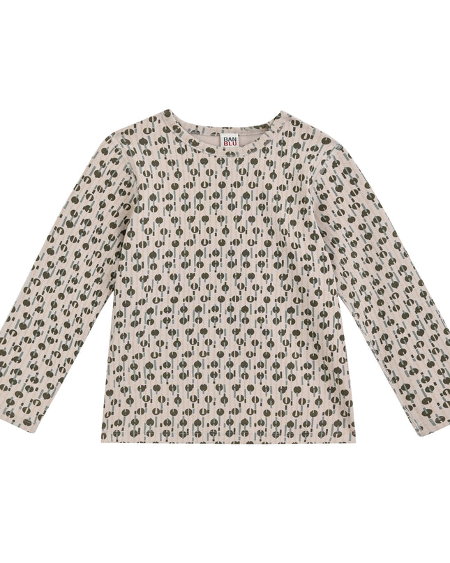 kids atelier banblu Light Gray Panda Cotton Pajama Set