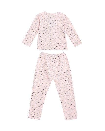 kids atelier banblu Pink Floral Sleepwear Set