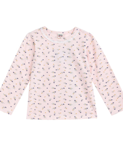 kids atelier banblu Pink Floral Sleepwear Set