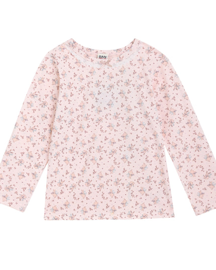 kids atelier banblu Pink Blossom Sleepwear Set