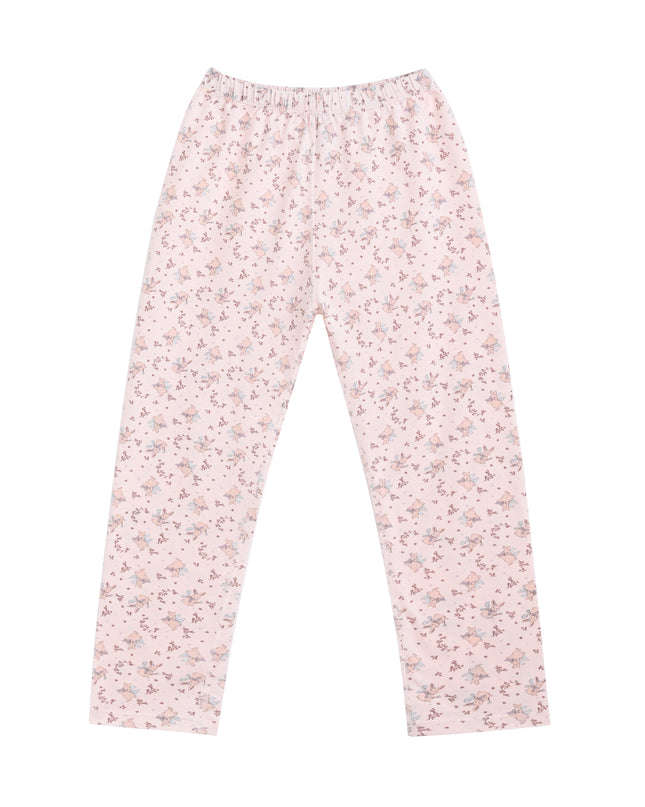 kids atelier banblu Pink Blossom Cotton Pajama Set