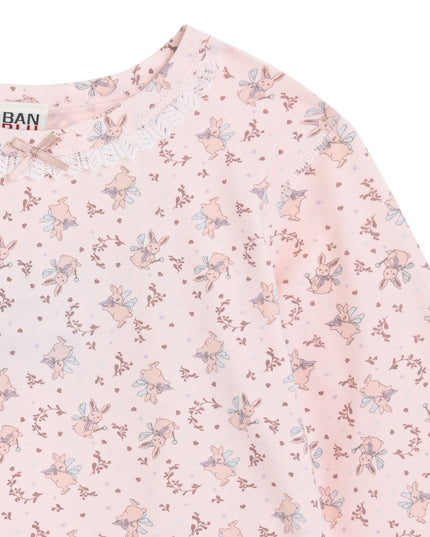 kids atelier banblu Pink Blossom Sleepwear Set