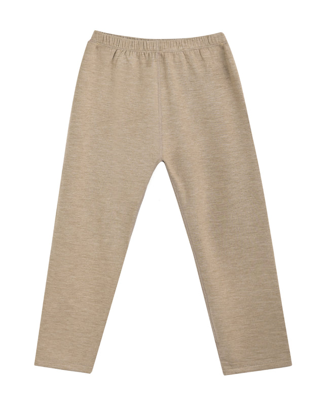 kids atelier banblu Gray Solid Wool-Blend Pajama Set