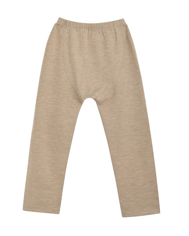kids atelier banblu Gray Solid Wool-Blend Pajama Set