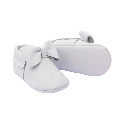 kids atelier banblu White Bow Booties
