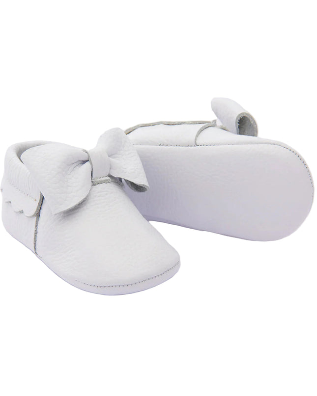 kids atelier banblu White Bow Booties