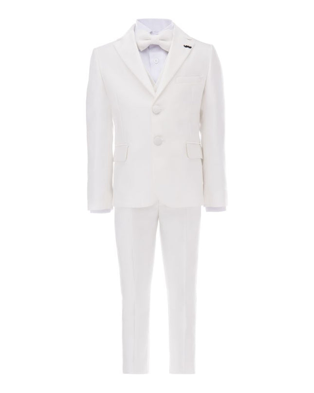 Moustache-7178-M-Cream-5 PCS Suit Set