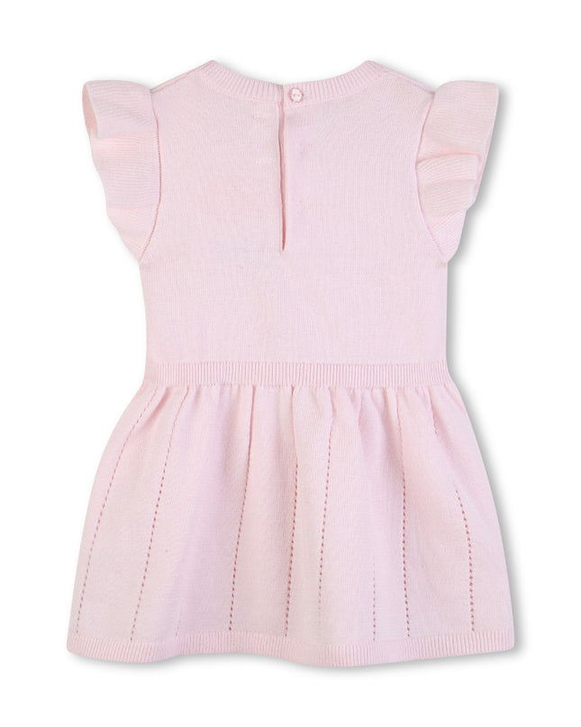 kids atelier billieblush Light Pink Knit Baby Dress