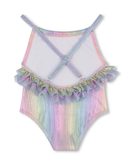 Kids Atelier Billieblush Younger Girls Iridescent Rainbow Swimsuit
