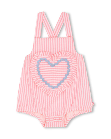 Kids Atelier Billieblush Pink Baby Heart Romper