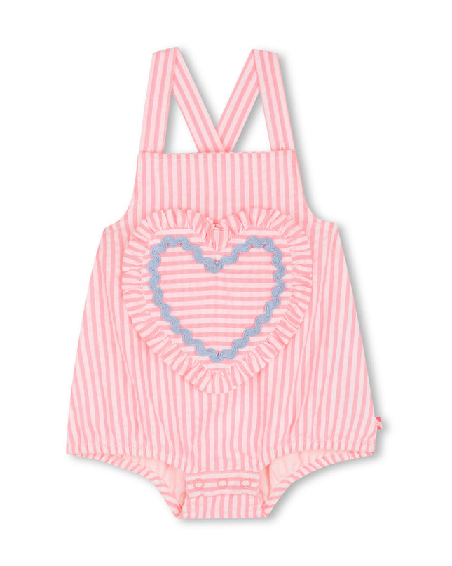 Kids Atelier Billieblush Pink Baby Heart Romper