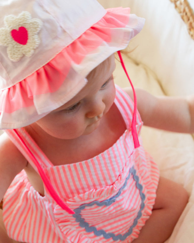 Kids Atelier Billieblush Pink Baby Heart Romper
