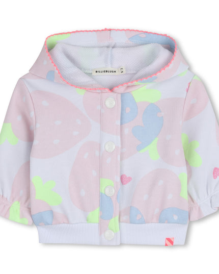 Kids Atelier Billieblush Fleece Jogging Set Strawberries Organic Cotton