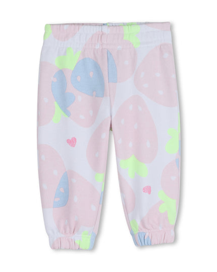 Kids Atelier Billieblush Fleece Jogging Set Strawberries Organic Cotton