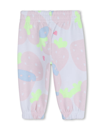 Kids Atelier Billieblush Fleece Jogging Set Strawberries Organic Cotton