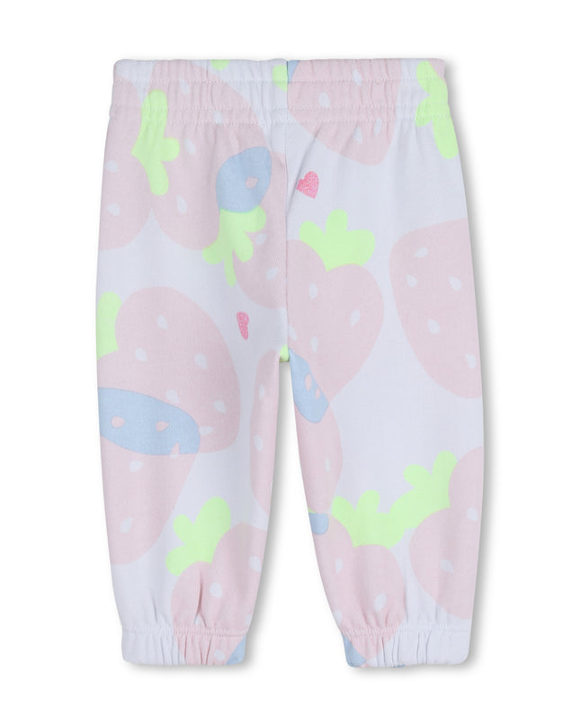Kids Atelier Billieblush Fleece Jogging Set Strawberries Organic Cotton