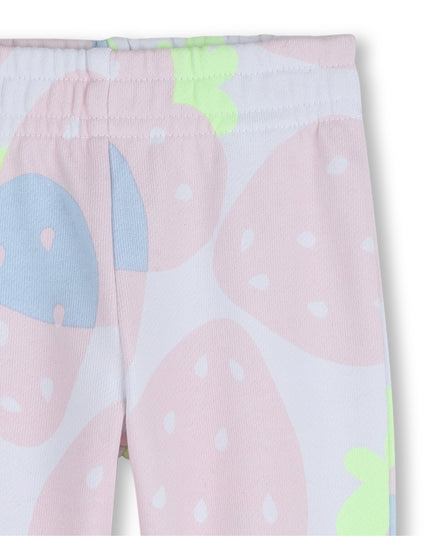 Kids Atelier Billieblush Fleece Jogging Set Strawberries Organic Cotton