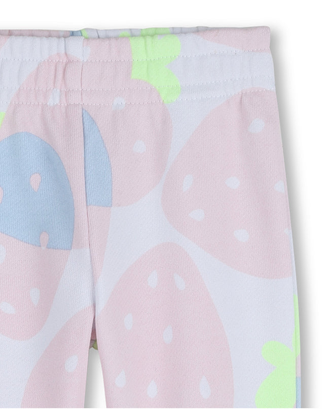 Kids Atelier Billieblush Fleece Jogging Set Strawberries Organic Cotton