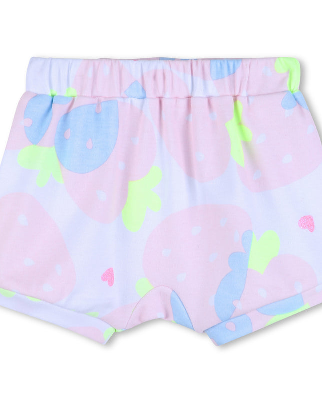 kids atelier Billieblush Light Pink Baby Top & Shorts Set