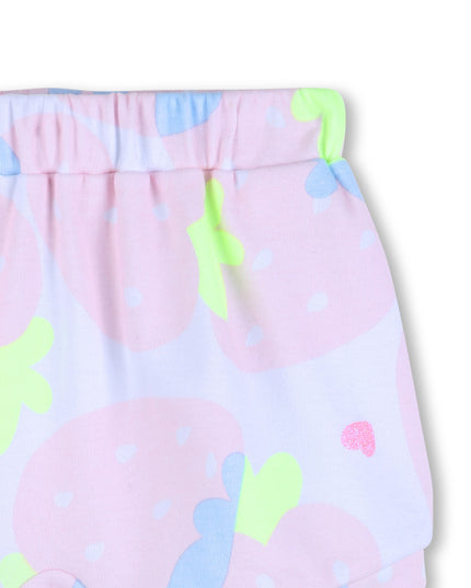 kids atelier Billieblush Light Pink Baby Top & Shorts Set