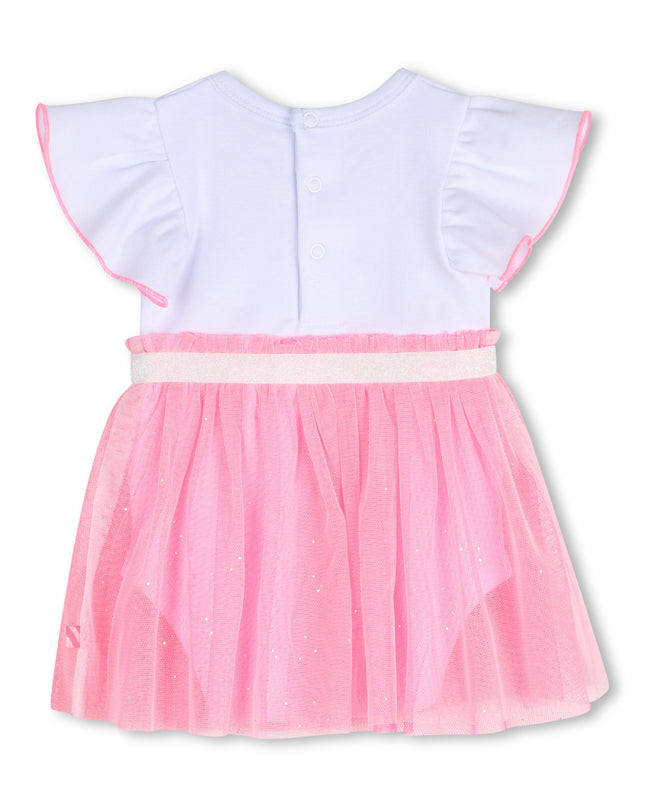 kids atelier billieblush White & Pink Floral Baby Dress