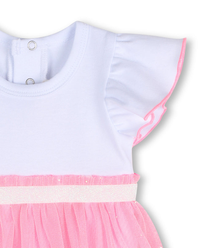 kids atelier billieblush White & Pink Floral Baby Dress