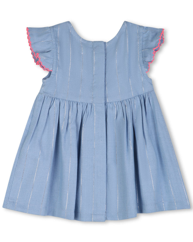 kids atelier billieblush Light Blue Baby Dress with Bow