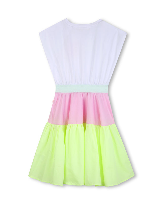 kids atelier billieblush White & Color-Block Kids’ Dress