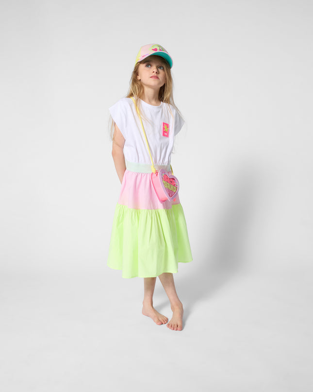 kids atelier billieblush White & Color-Block Kids’ Dress