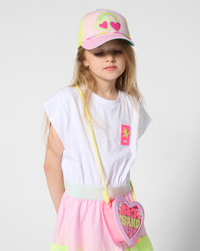 kids atelier billieblush White & Color-Block Kids’ Dress