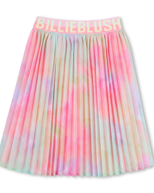 kids atelier billieblush Pastel Tie-Dye Pleated Kids’ Skirt