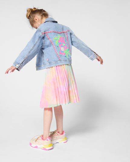 kids atelier billieblush Pastel Tie-Dye Pleated Kids’ Skirt
