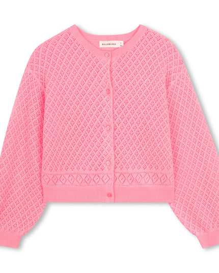 kids atelier billieblush Pink Knitted Kids’ Cardigan