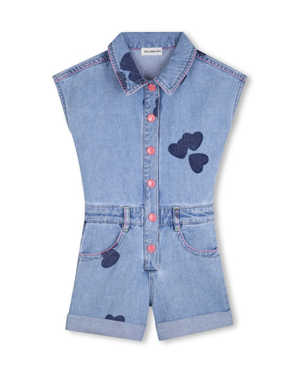 kids atelier billieblush Light Blue Denim Kids’ Romper