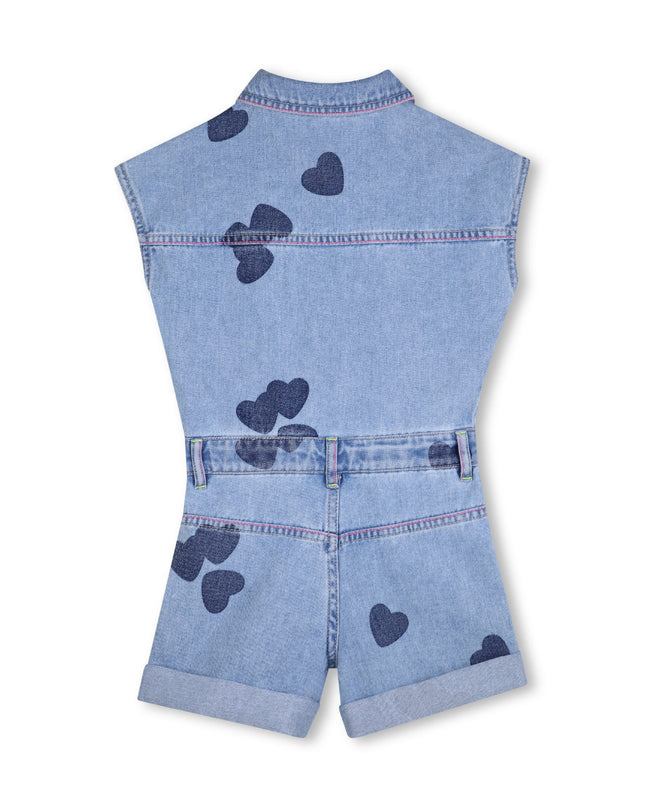 kids atelier billieblush Light Blue Denim Kids’ Romper