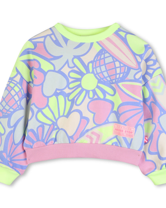 kids atelier billieblush Multicolored Abstract Sweatshirt