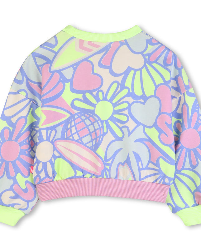 kids atelier billieblush Multicolored Abstract Sweatshirt