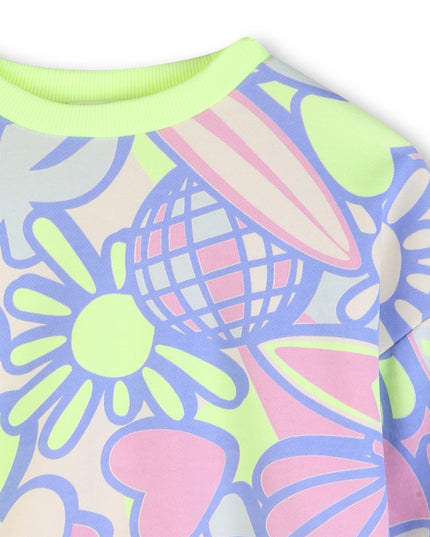 kids atelier billieblush Multicolored Abstract Sweatshirt