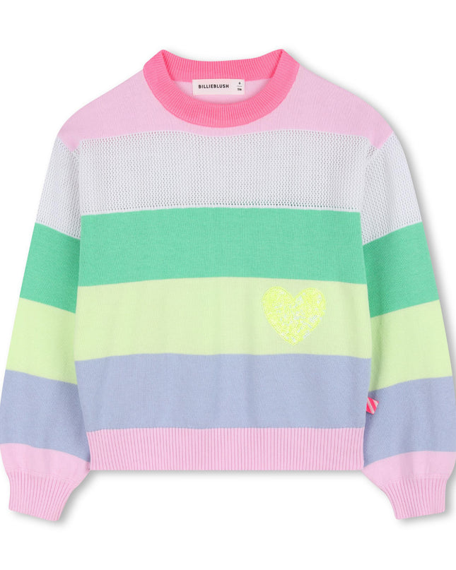 kids atelier billieblush Multicolored Stripe Sweater