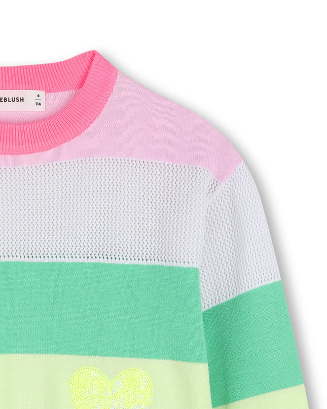 kids atelier billieblush Multicolored Stripe Sweater
