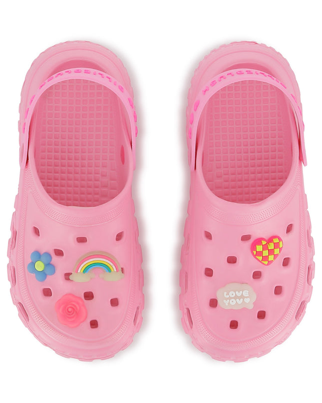 kids atelier billieblush Pink Charm Clogs