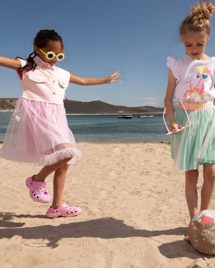 kids atelier billieblush Pink Charm Clogs