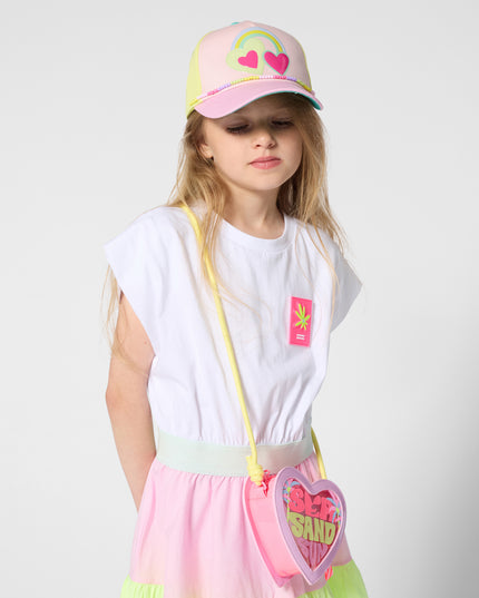 kids atelier billieblush Multicolored Pastel Heart Cap