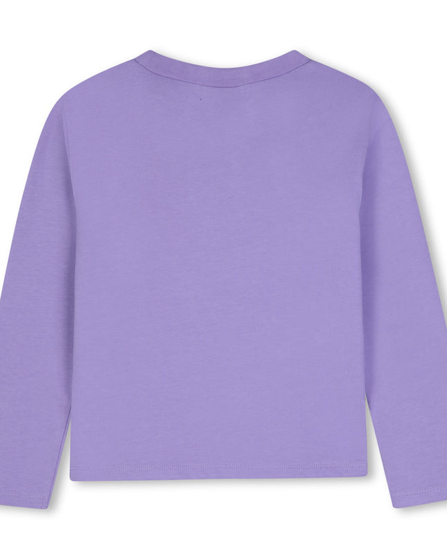 Kids Atelier Billieblush Purple Sequin Flip Tee