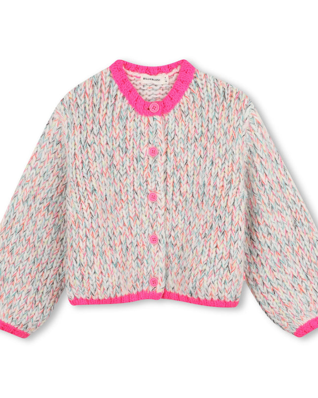 Kids Atelier Billieblush Multicolor Knit Cardigan
