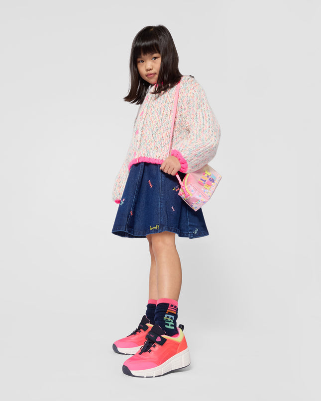 Kids Atelier Billieblush Multicolor Knit Cardigan