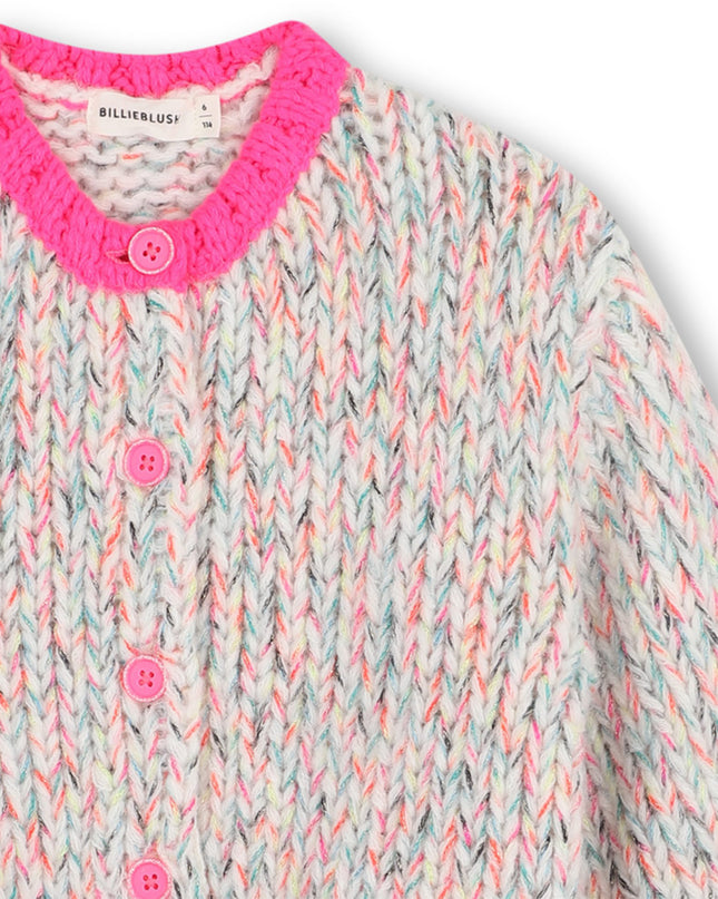 Kids Atelier Billieblush Multicolor Knit Cardigan