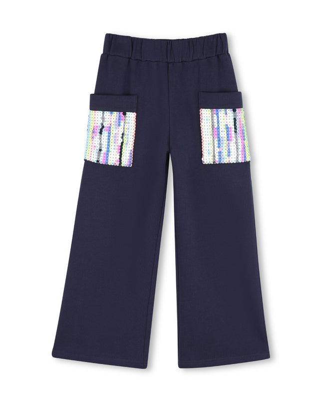 Kids Atelier Billieblush Navy Fleece Jogging Pants